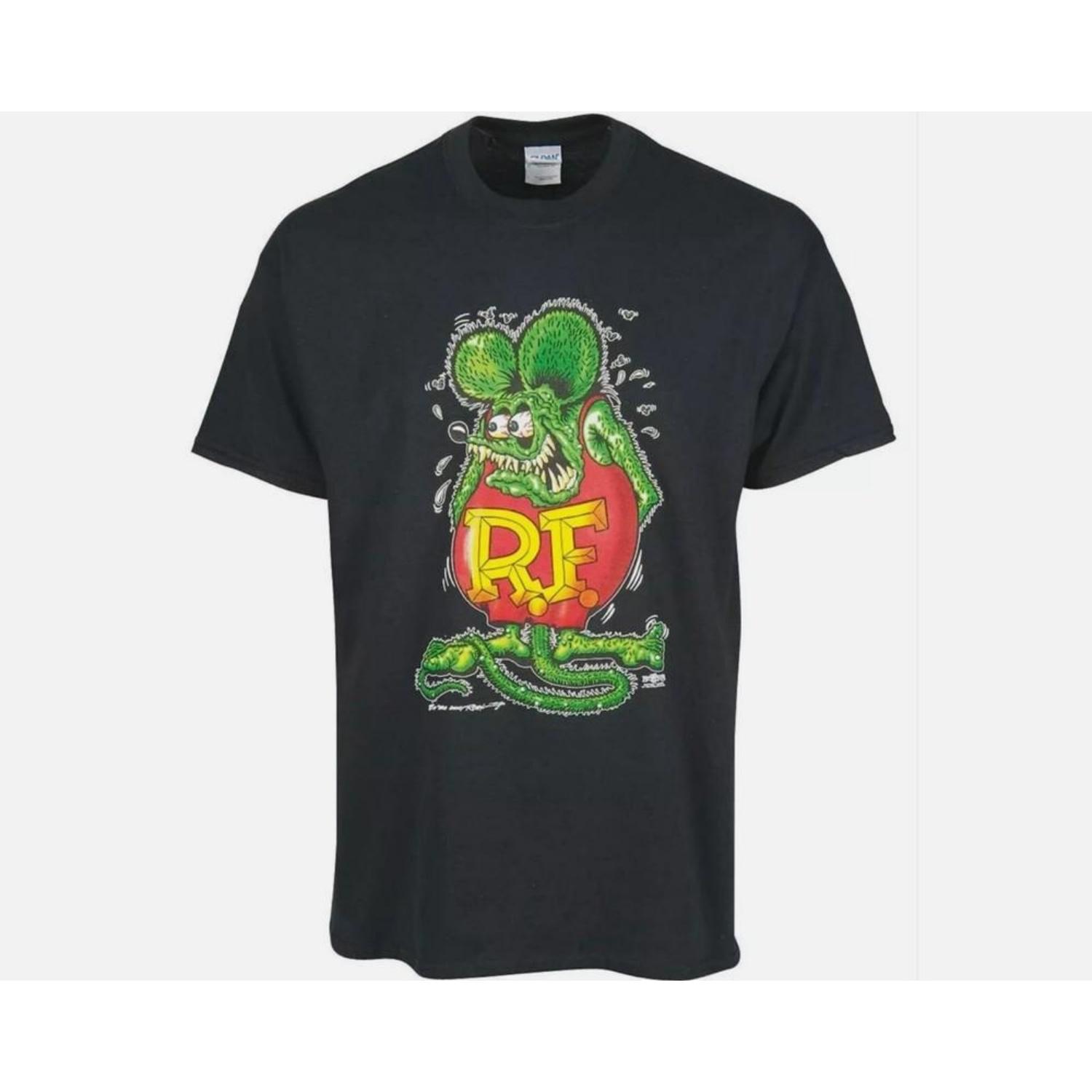 

New Ed Roth Rat Fink T Shirt Black All Size Unisex T-Shirt S чёрный