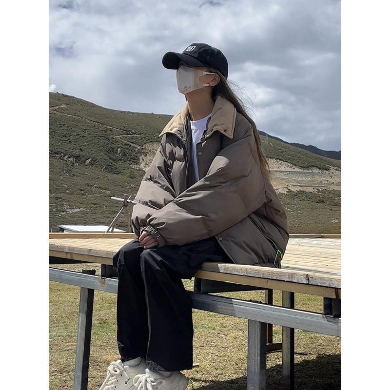 Niche Down Cotton-padded Women's New Winter Thickened Coat Small Cotton-padded Ovrsize Trendy Cotton-padded Jacket