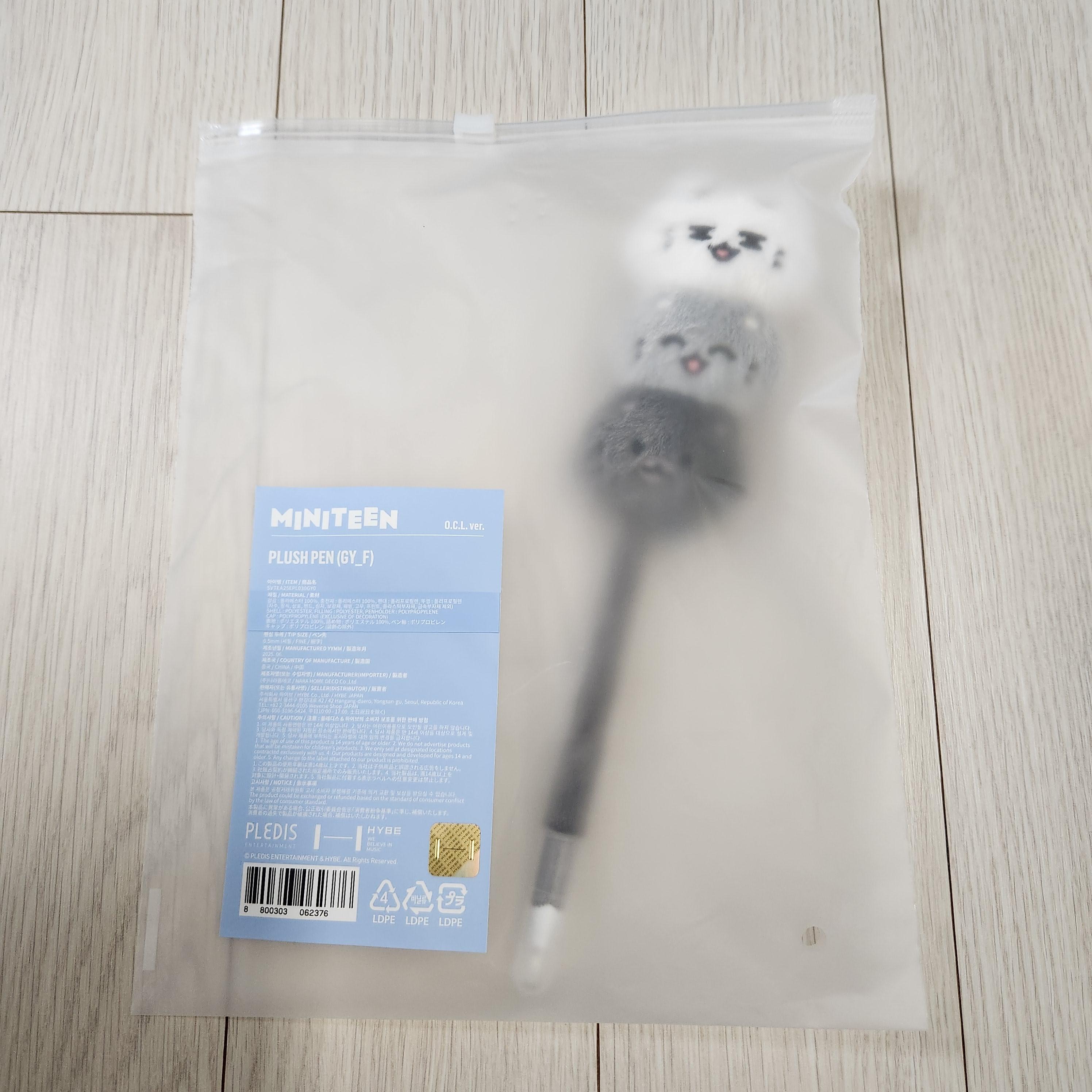 seventeen ОФИЦИАЛЬНЫЙ KOREA MINITEEN HOUSE PARTY персонаж POP UP товары MD JUN Plush Pen