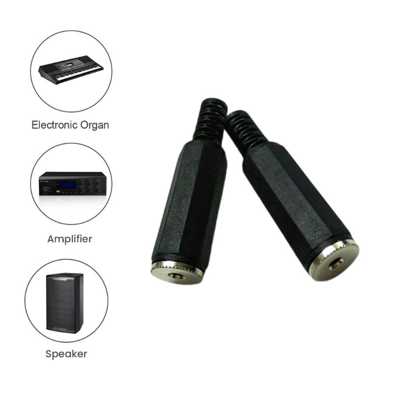 2 Channel 2.5mm Female Sound Sockets 2PCS Hexagonal Plastic Enclosure for High Fidelitys Signal Transmission