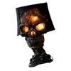 Skeleton Head Table Lamp with Cable Weather Resistant Halloween Skull Light Decoration For Garden Outdoor Decoration