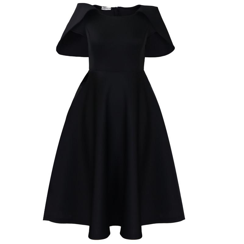 

New Fashion Temperament Celebrity Banquet Party Dress Cloak Dress XXXL