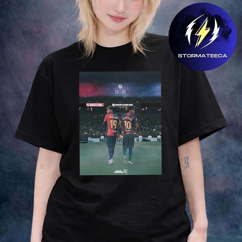 Lamine Sports Illustrated Постер Обложка 19 Сложи 10 и 29 Унисекс Футболка 2XL
