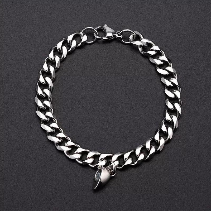 Magnetic Heart Couple Bracelets Set – Matching Charm Distance Chain Bracelets for Lovers & Best Friends