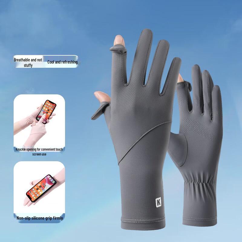 Three Dolphins Women s Summer Thin Sun Protection Touchscreen Gloves Standard