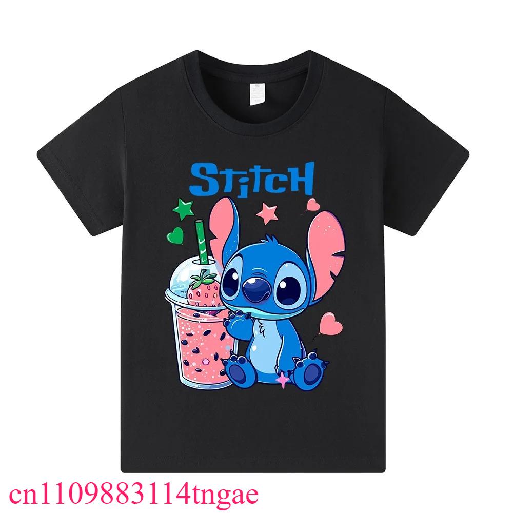 Cute Embroidered Girl T-Shirt Children's Girl Clothing Short Sleeve Top Summer 2026 Short Sleeve Boys Cartoon