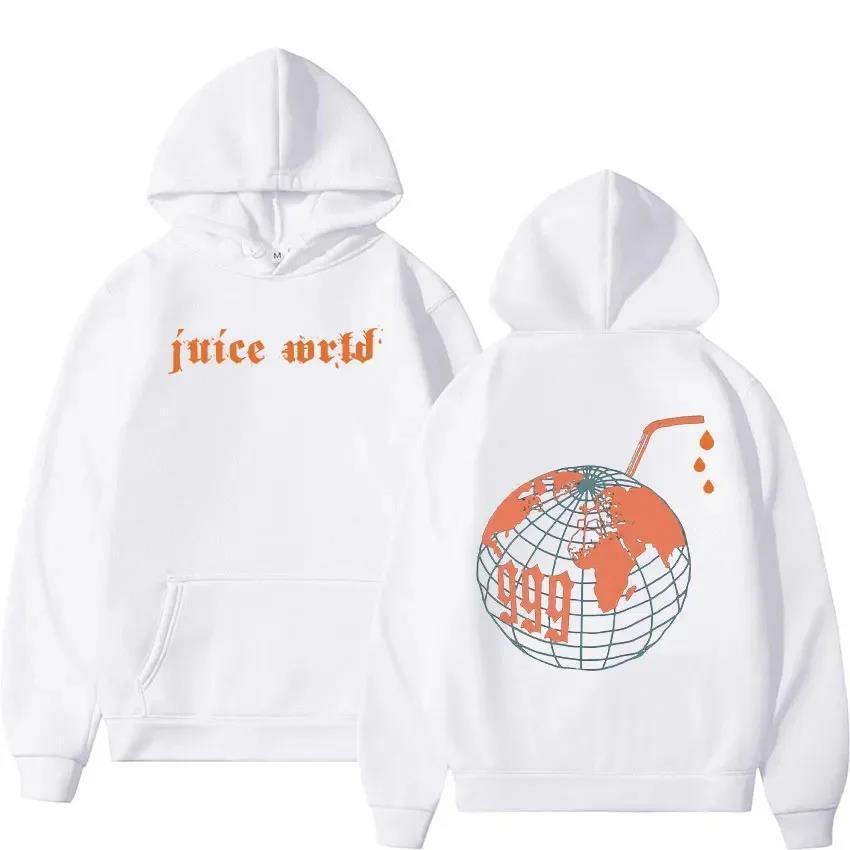 

2024 JuiceWrld Рэп Унисекс Свободная Толстовка Худи с Принтом XXL