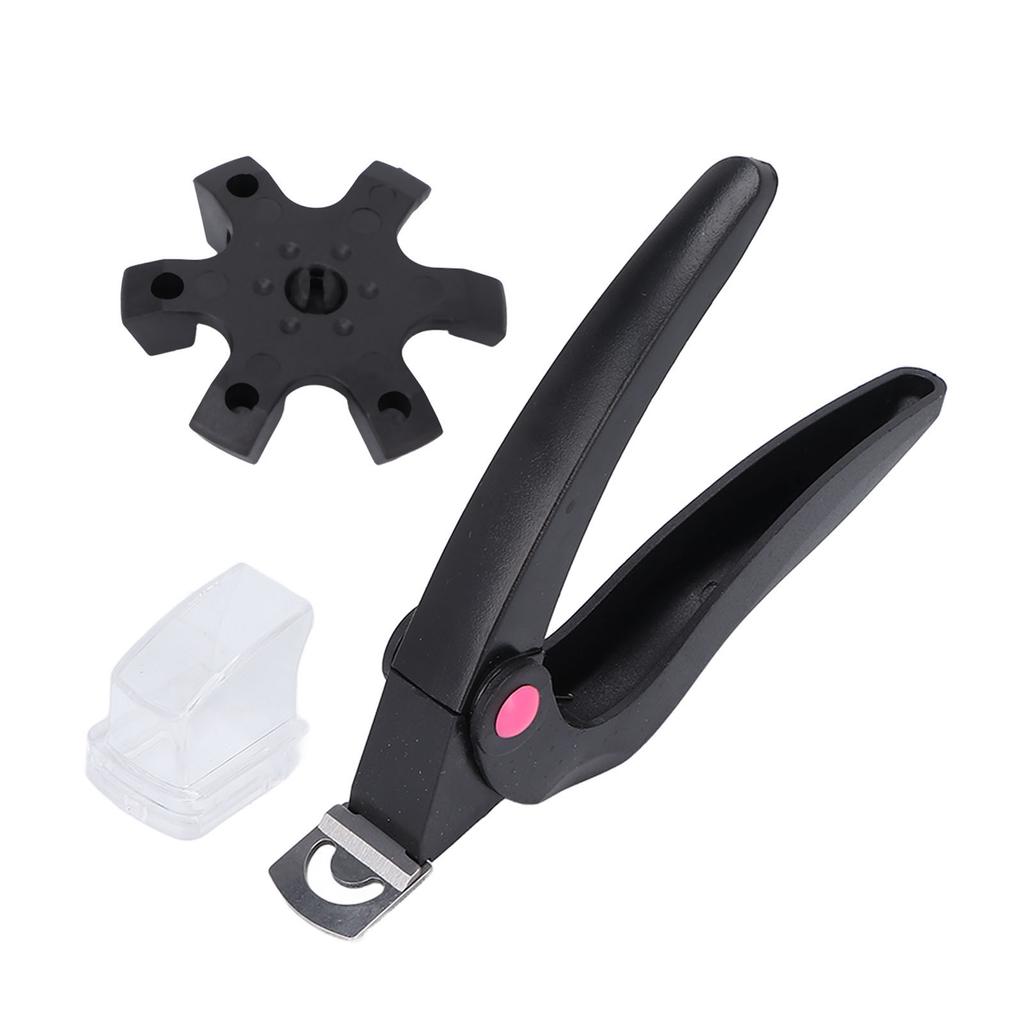 Nail Tip Cutter Stainless Steel Plastic Cement Handle Sturdy Durable Portable Multifunction