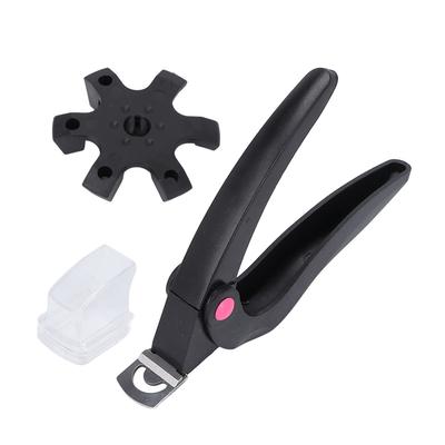 Nail Tip Cutter Stainless Steel Plastic Cement Handle Sturdy Durable Portable Multifunction