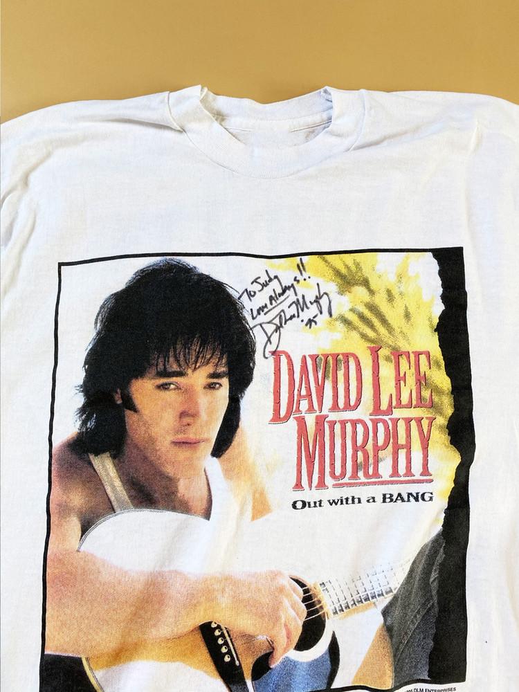 

Out With a Bang David Lee Murphy WHite Shirt Unisex All size R330 Unisex T-Shirt XXXL