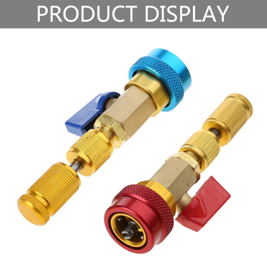 R134A Valves Core Remover Installer Tool Set Air Conditioning Valves Core Installation Tool Suitable for Air Conditioner