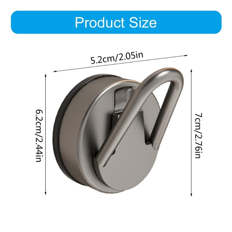 3Pieces Suction Cup Clip Portable Accessory for Secure Hanging in Bathrooms and Kitchens Clear Designs Hook Holders