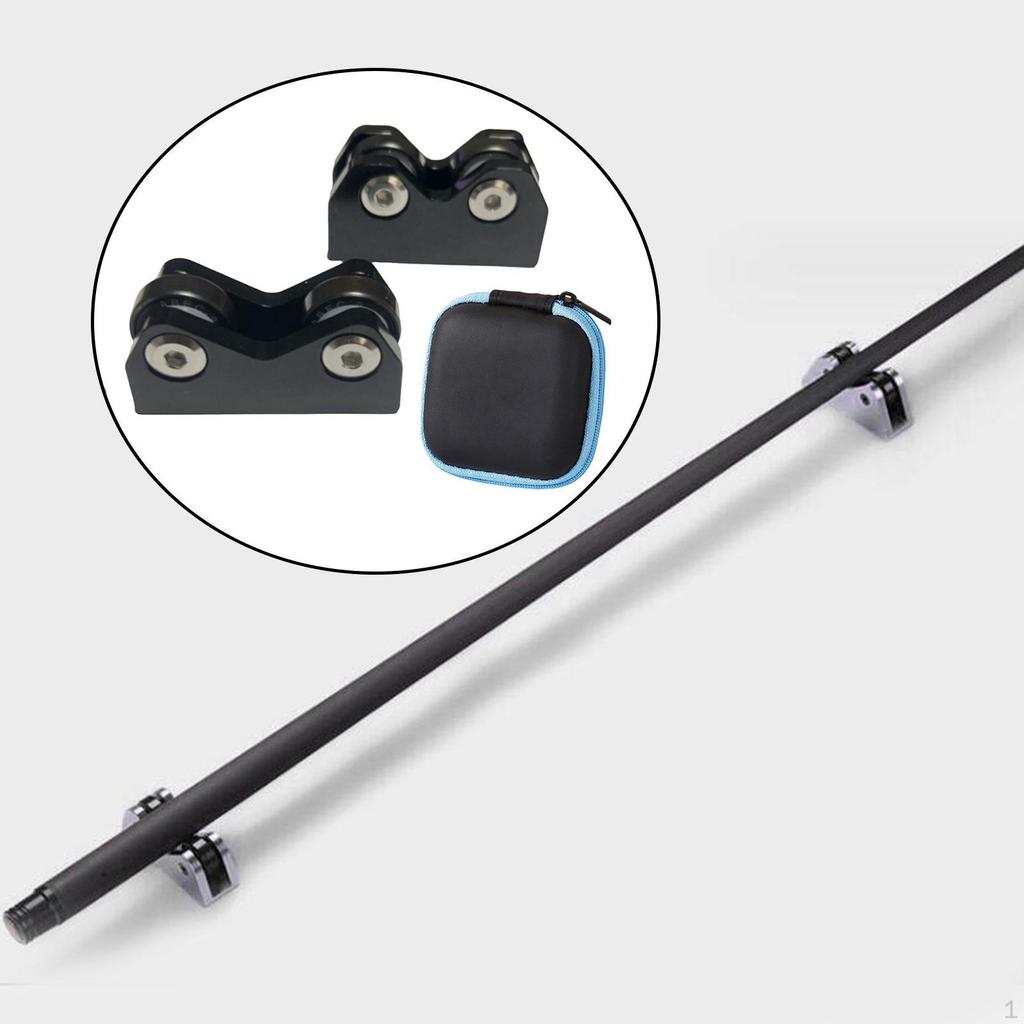 2 Pieces Billiard Cue Straightness Checker Parts Snooker Club Roller Detector