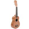 Ukulele 21in Mahogany with Closed Knob Nylon Bag Musical Instrument for BeginnersNatural Color