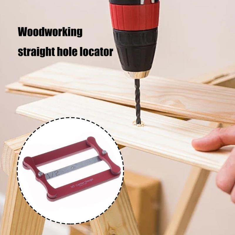Q1FD Stainless Steel Center Gauge Woodworking Marking Tool with Various Specifications for Accurate Hole Location
