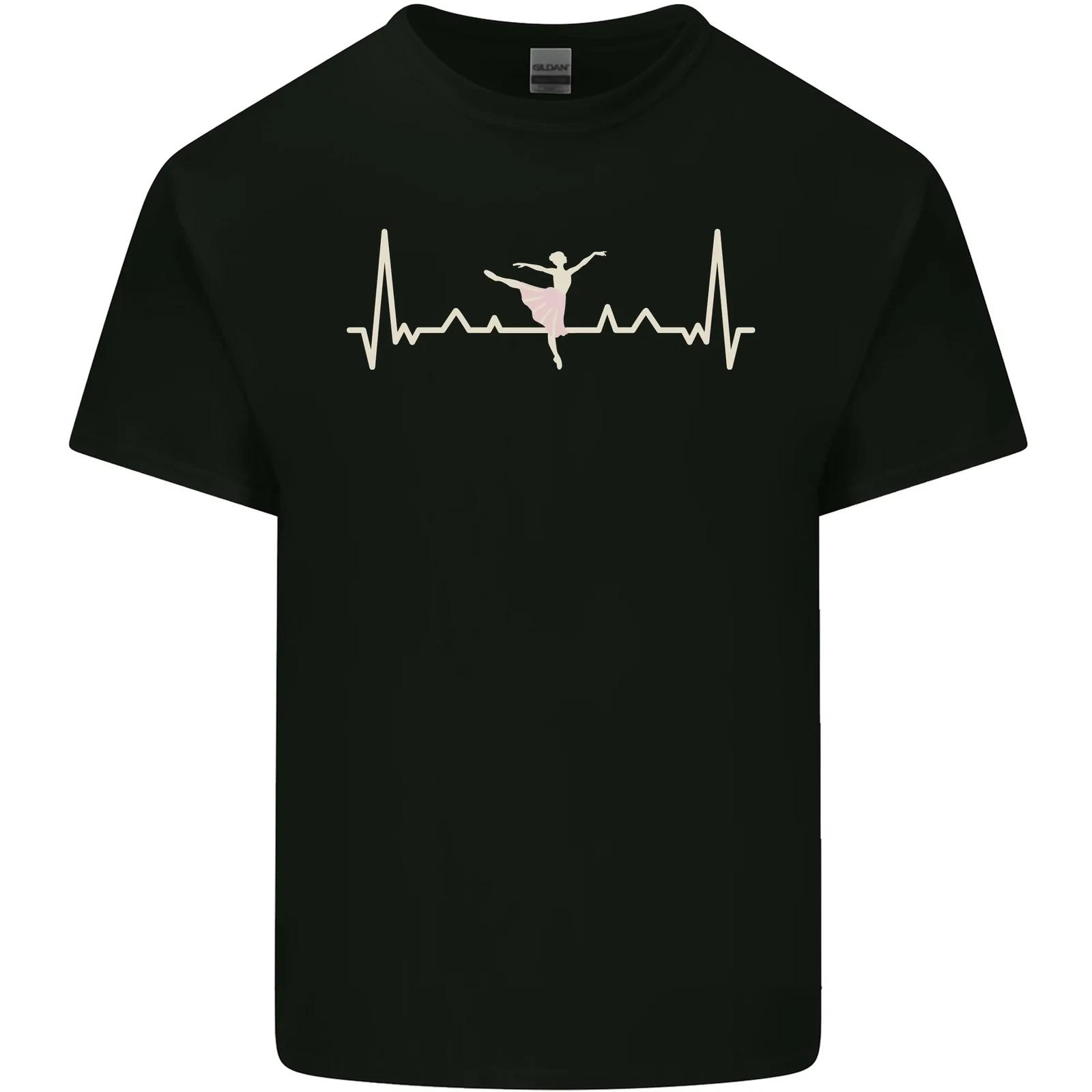 

Ballerina Dancer ECG Dancing Ballet Pulse Kids T-Shirt Childrens S