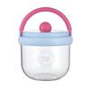 Portable Salad Bowl with Built-In Fork & Lid 600ml Double-Layer Plastic Jar for Overnight Oats Fruit Meal Prep Snack Container for Gym Picnic Office