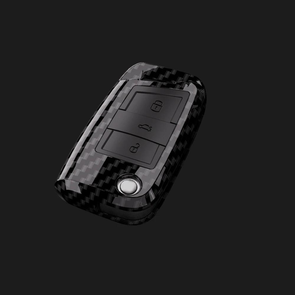 

3/4 кнопки ABS автомобильный откидной чехол для ключей для VW Volkswagen Golf 7 MK7 Tiguan MK2 Seat Ateca Leon FR Ibiza Skoda Octavia Kodiaq Fob