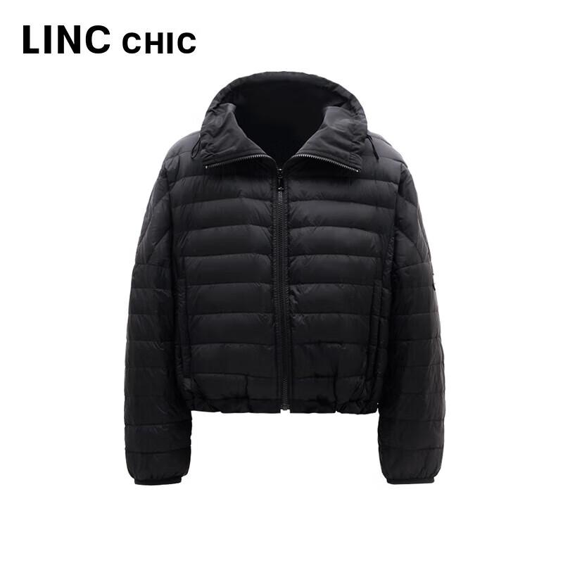 Jinyujie Damen Ultra-Leichte Stehkragen Locker Daunenjacke