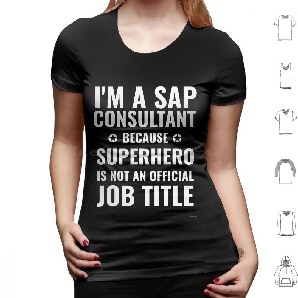 Sap Consultant Superheld Jobtitel T-Shirt Herren Damen Kinder 6XL Lustiger Computer Nerd Sap Consultant Jobtitel Superheld