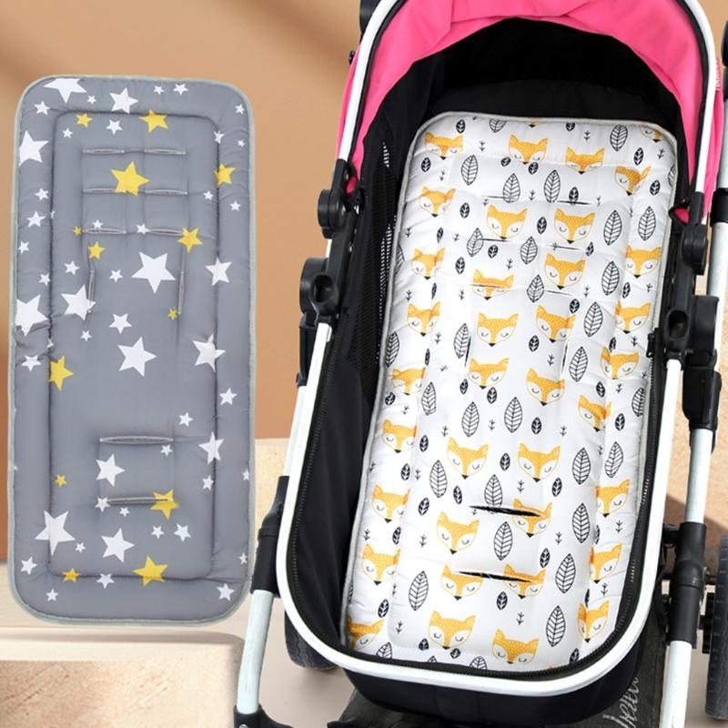 Premiums Baby Strollers Seat Pad Extra Thick Insulation Soft Machine Washable Cover for Most Pushchairs