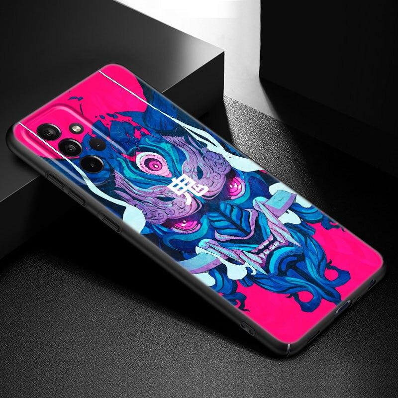 Japanese Samurai Art Phone Case For Samsung Galaxy A21 A30 A50 A52 S A13 A22 A32 A33 A53 A73 5G A11 A12 A31 A51 A70 A71 A72
