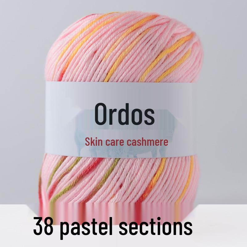 Genuine Baby Cashmere Yarn: Hand-Knitted Scarf for Infants & Toddlers, Medium Thick Milk Cotton for Crochet.