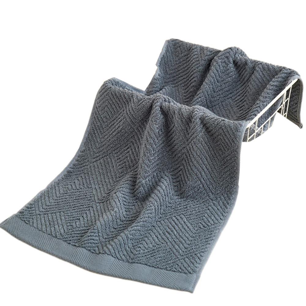 

Купальный халат 75x35 см, полосатое хлопковое банное полотенце, роскошное утолщенное полотенце для лица, впитывающее воду, мягкое полотенце для рук, для мытья лица серый