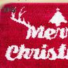 Christmas Floor Mat Faux Cashmere Snowman Letter Printing Anti-slip Doormat Water Absorbent Indoor Outdoor Mat Holiday Decoration Rug