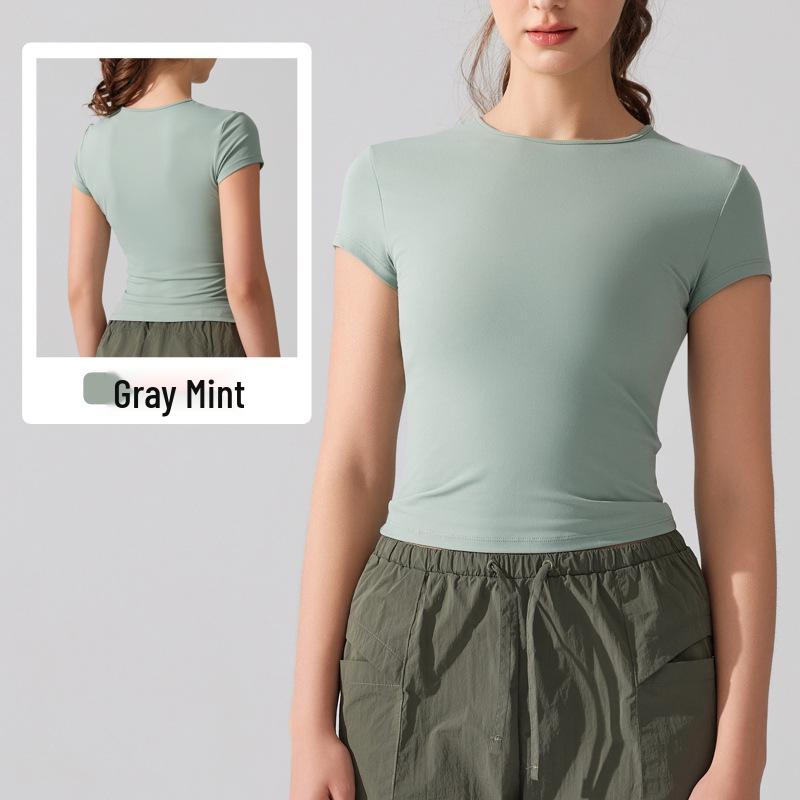 

Spring/Autumn Women s Lightweight Casual Slim Fit Yoga Sports T-Shirt S
