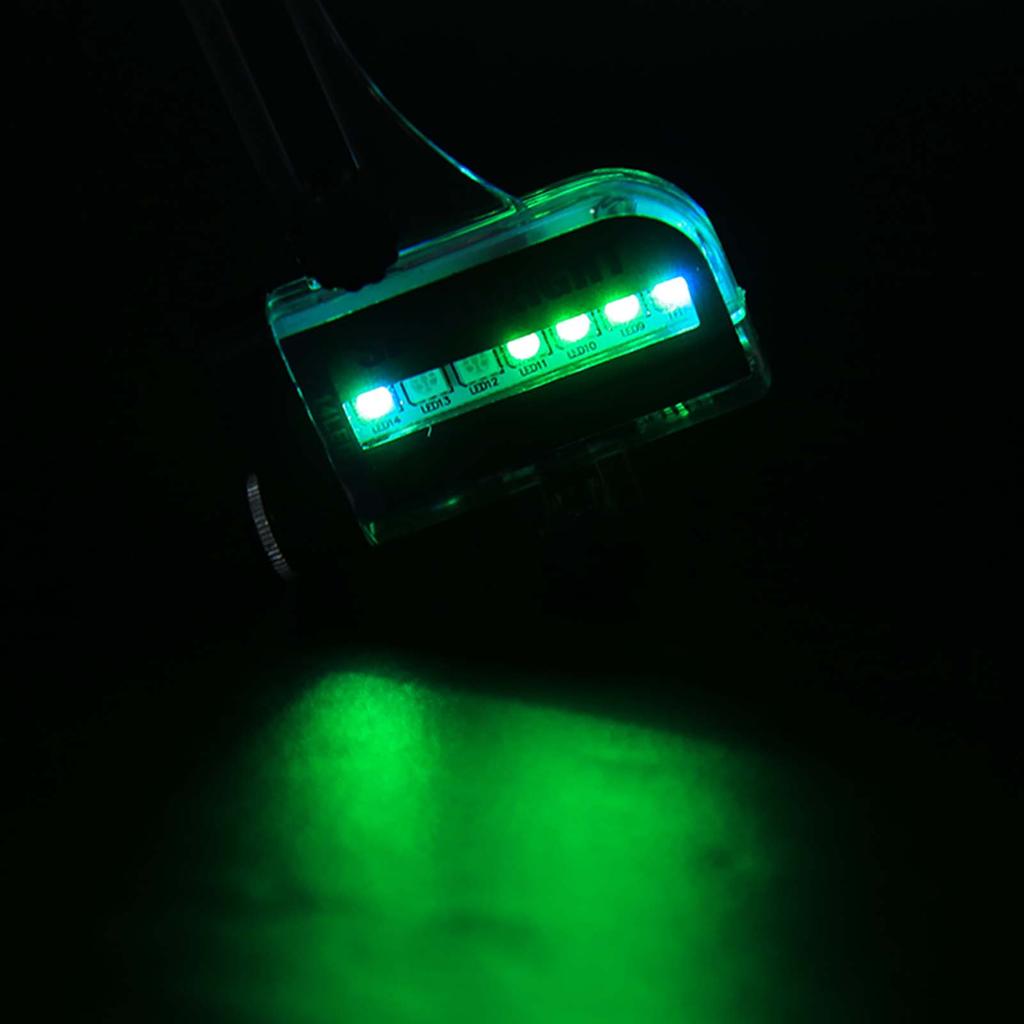 Bike Dual Side 14LED RGB Spoke Light Wire Lamp Accessory for Mountain Bicycle