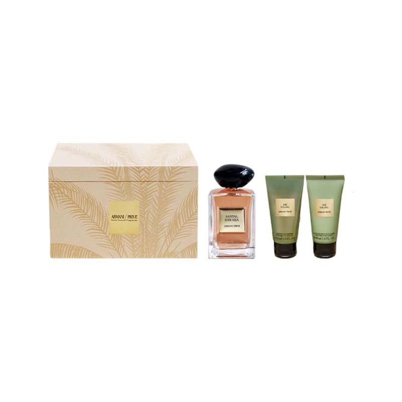 Набор парфюмерии Armani Bergamot Sandalwood Yihe Sandalwood Туалетная вода EDT Древесный аромат 100 мл + 50 мл + 50 мл коричневый