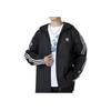 Adidas Originals Home Of Classics Series Signature Logo Hooded Zip Jacket Men Outerwear Black IK8673