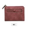 Wallet Women's New Women's Short Wallet Frosted Retro Thin Wallet Simple Versatile Change Bag