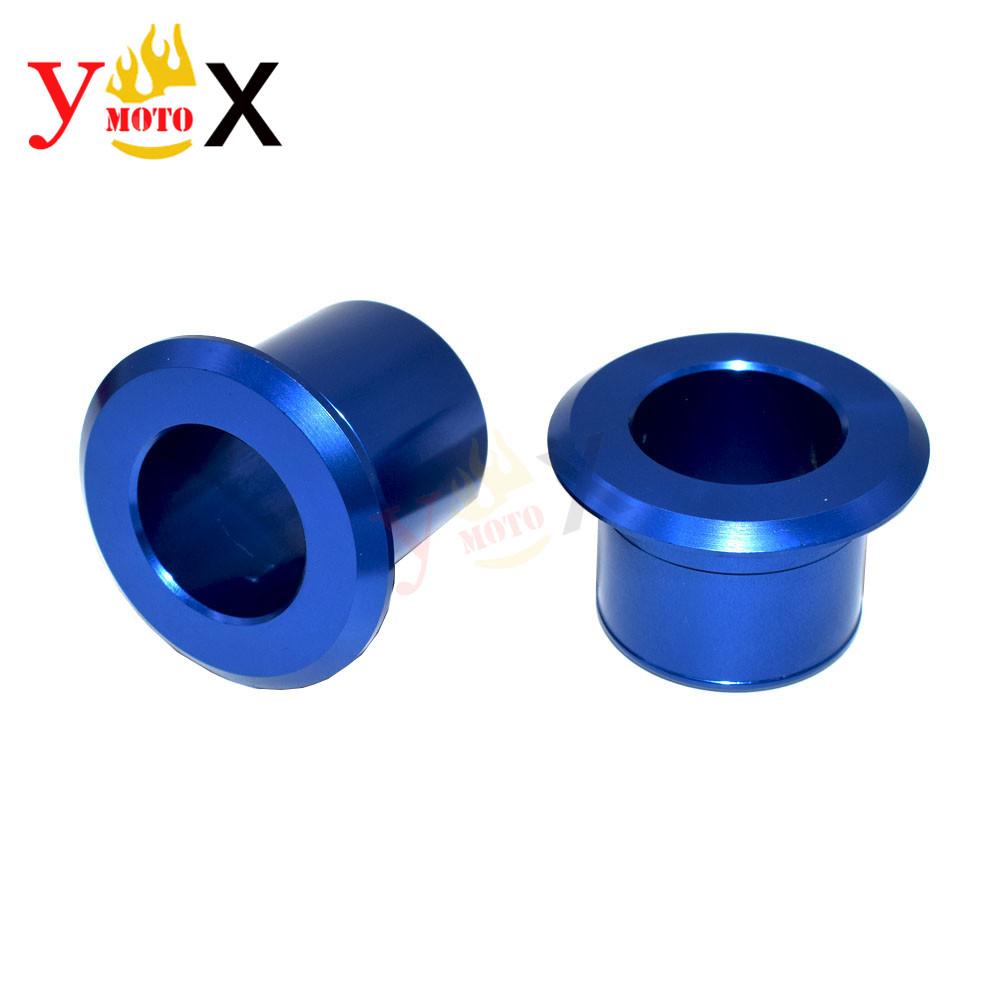 W250 R/X Motorcycle CNC Rear Wheel Shaft Sleeve Alxe Rib Wheel Spacer Tube Gasket For YAMAHA WR250 WR250R WR250X