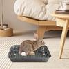 Bunny Litter Box Removable Litter Box Reusable Training Pan Cage Stainless Steel Potty Trainer for Small and Medium Animals