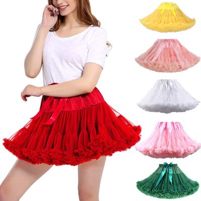 Damen Petticoat Unterrock Swing Prinzessin Rock Hippie Cosplay Niedlich Neu