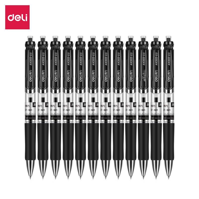 Deli 0.5mm Retractable Gel Pen