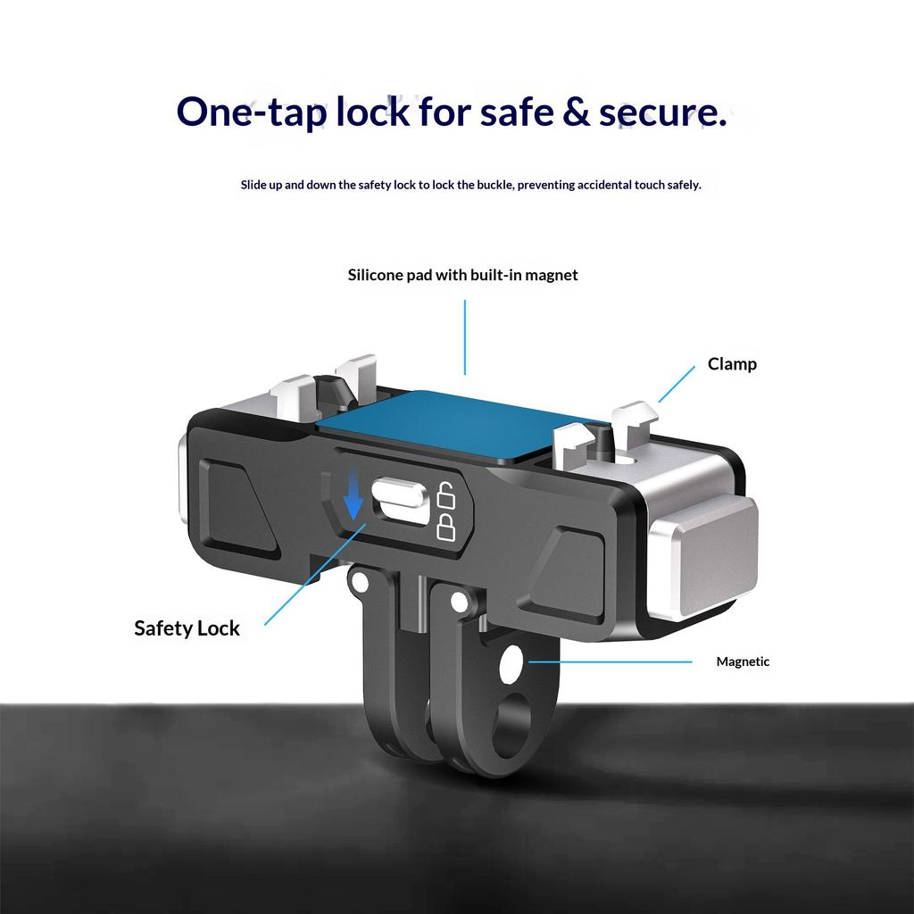 STARTRC Camera Base for Insta360 Ace Pro 2/Ace Pro/X5 Magnetic Quick Release Mount Expansion Accessory