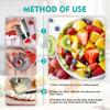 Removable Blade Fruit Slicer Multi Use Kitchen Gadget for Strawberries Bananas Vegetable Cutter Easy Clean Design