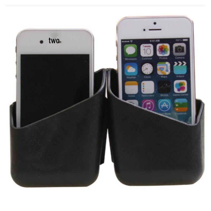 Car Multifunctional Adhesive Storage Box: Cigarette Case, Glasses Holder, Phone and Card Holder for A-Pillar. Model 933 Pair.