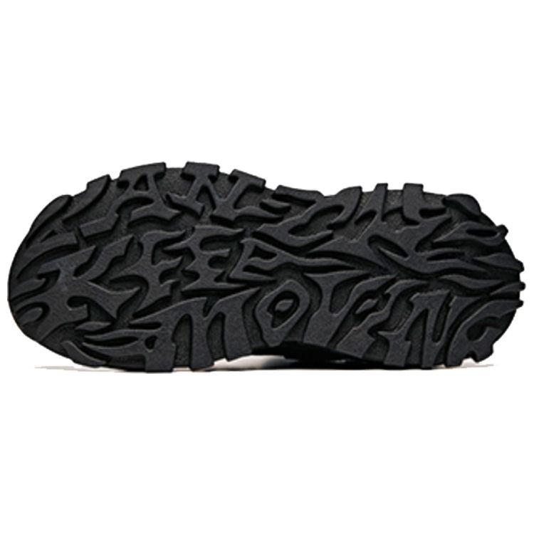 Anta Hot Wear-Resistant Height-Increasing Non-Slip Low-Top Dad Shoes Men Sneakers Black 912038890-1