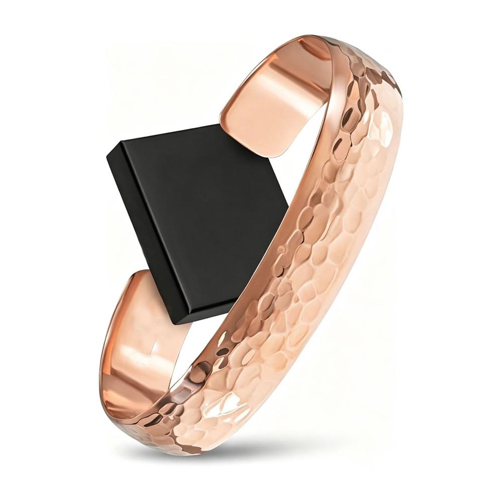 Pure Copper Cuff Bracelet Adjustable Copper Cuff Bracelet Durable Copper Bangle for Men and Women