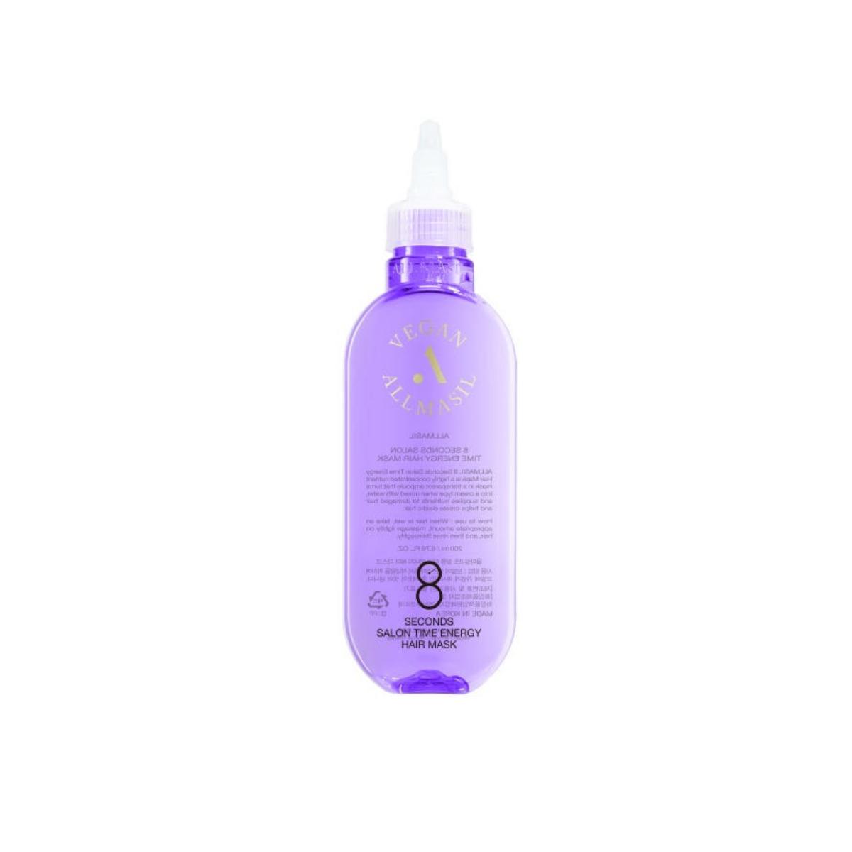ALLMASIL Vegan 8 Seconds Salon Time Energy Hair Mask Damage Repair Treatment 100ml