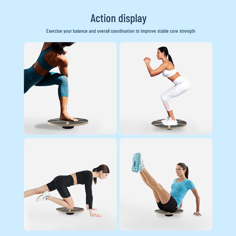 Sining Wooden Square Core Training Balance Board