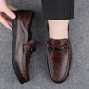 Marken-Business-Schuhe, klassische All-Match-Lederschuhe, Loafer-Schuhe für Herren mit niedrigem Absatz, bequeme und atmungsaktive Hochzeitsschuhe
