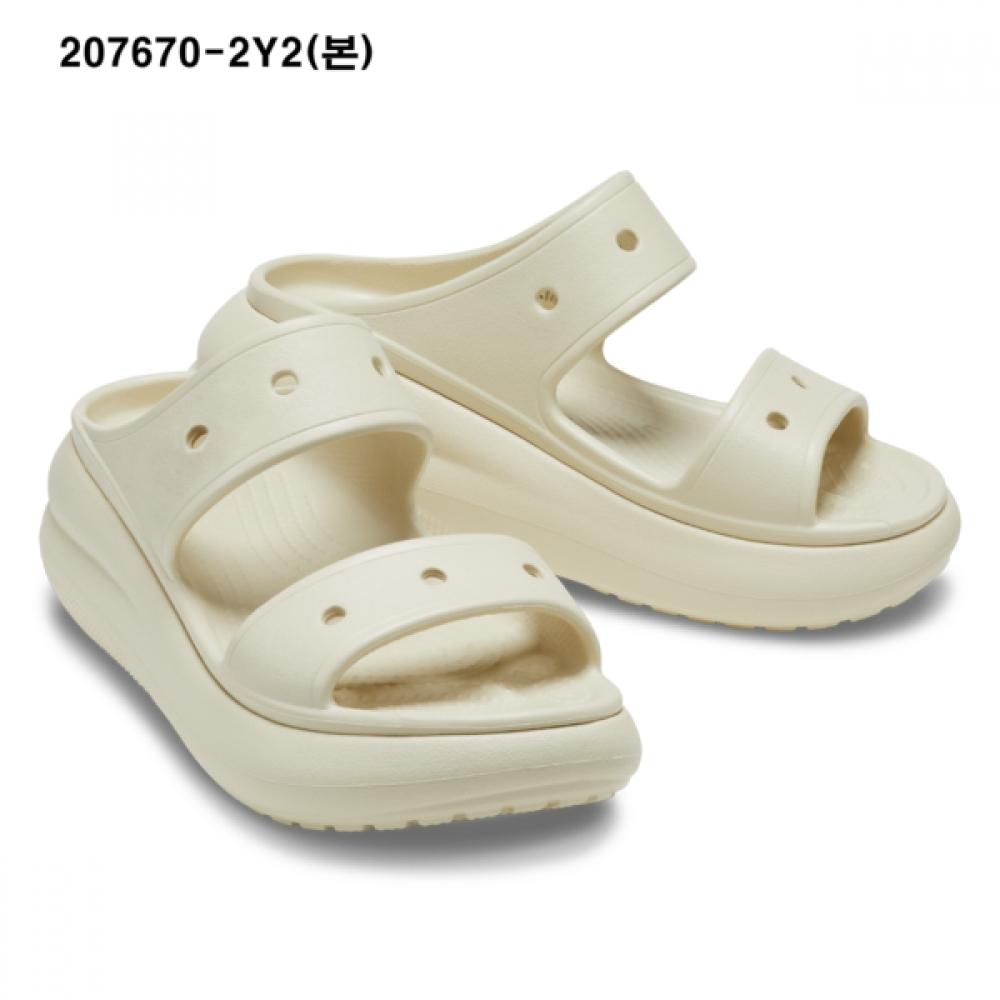 Crocs Unisex Crush Sandals 4 Types 207670 001 Other Crocs Sandals Slippers Gibbitz Chunky Heel High Heel Wedge Heels