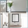 1 roll 2.3mX8cm 3D Skirting Line Self-adhesive Thicken Tiles Border Paper Home Decor Waterproof Waistline Edge Banding Strip