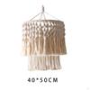Bohemian Macrame Lamp Shade Pendant Light Cover Handmade Woven Ceiling Fixture