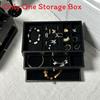 Walnut Jewelry Box With Multiple Compartments For Earrings Necklaces And Rings Gift For Women